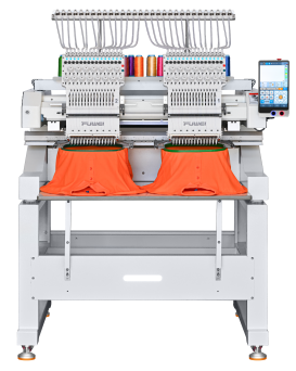 BC-1502 400X500 Commercial Double Head Embroidery Machine