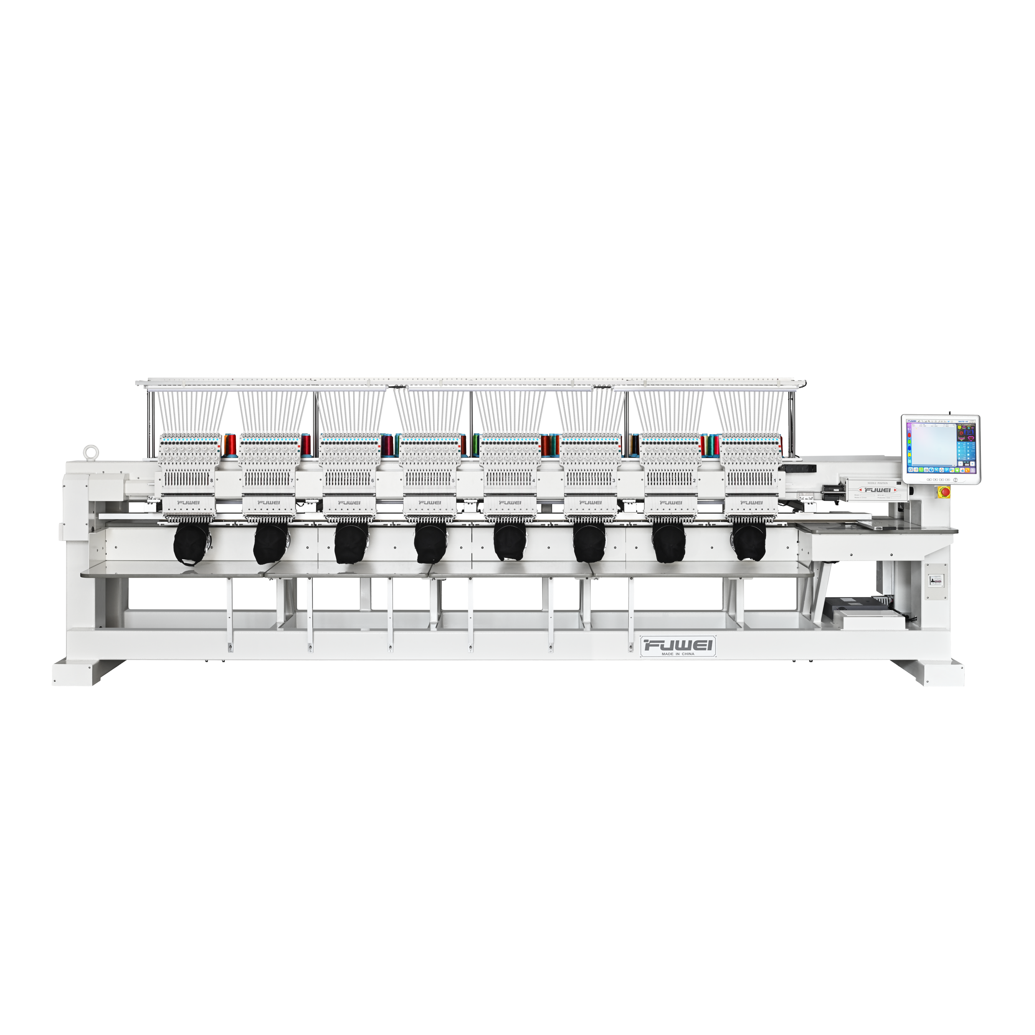 FW-1508C 400X450 Multi Heads Cap Embroidery Machine